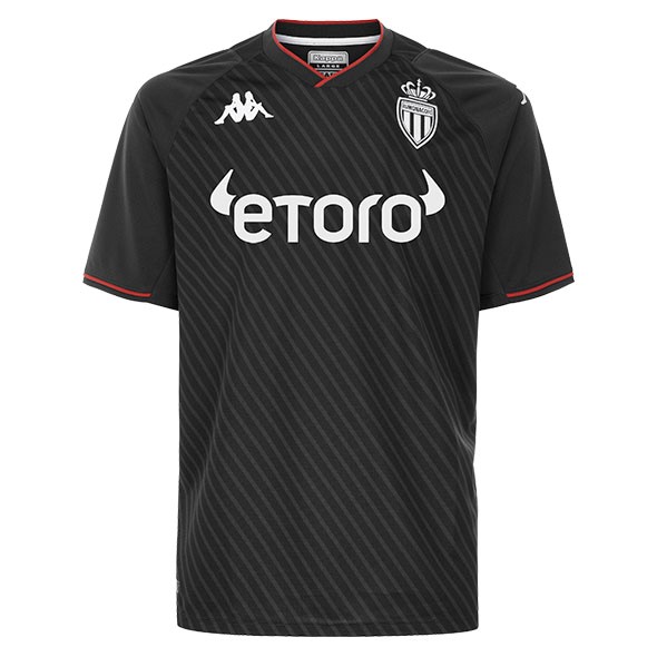 Camiseta AS Monaco 2ª 2021-2022 Negro